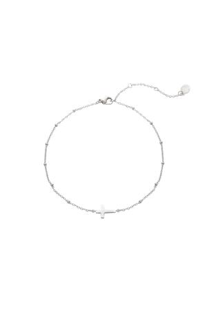 Bracciale Croce Classica Silver Stainless Steel h5 